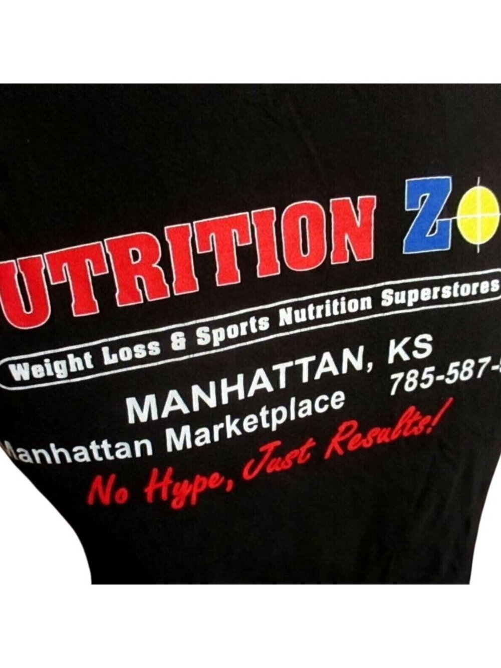Vintage T-shirt Medium 1990's Kansas Small Town Fitness Store Graphic T-Shirt